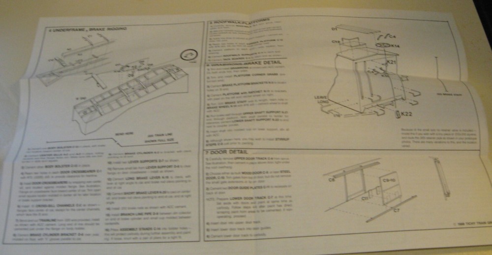 TICHEY TRAIN GROUP #4026 USRA SINGLE SHEATH BOXCAR KIT