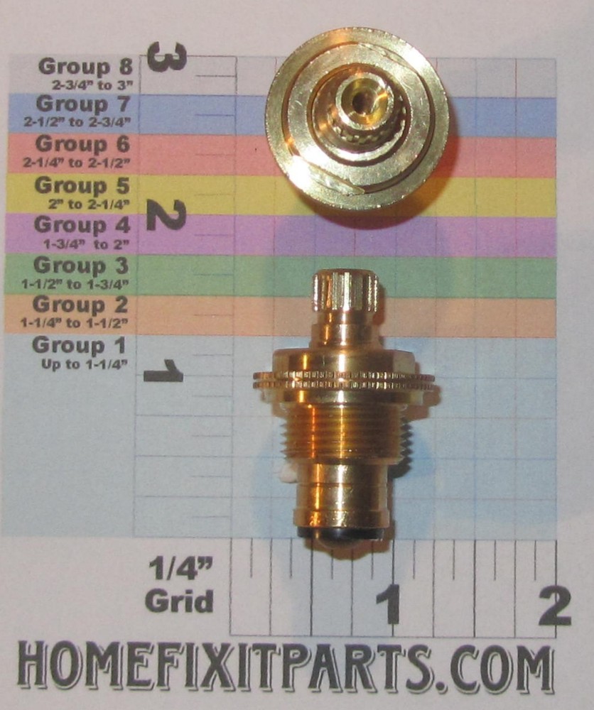 Faucet Stem  Phoenix Clockwise to close