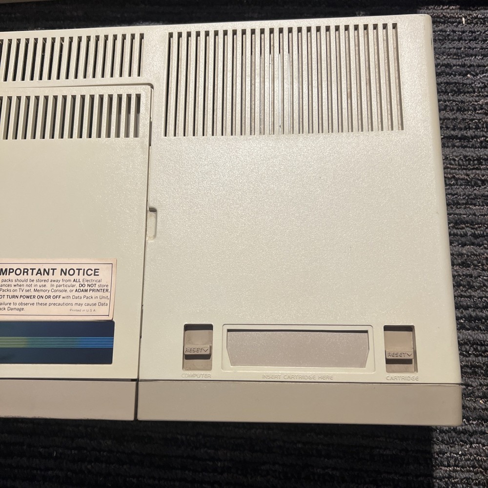 Adam Colecovision Family Computer Memory Console Untested TAKING OFFERS