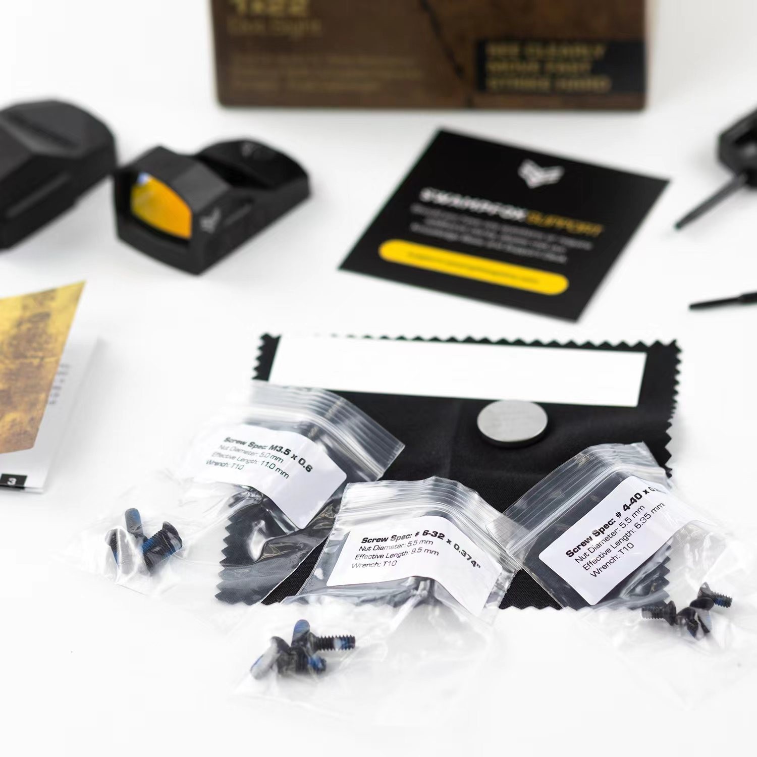 Swampfox Liberty Micro Reflex 3MOA 1x22mm Green Dot Sight For RMR Footprint New