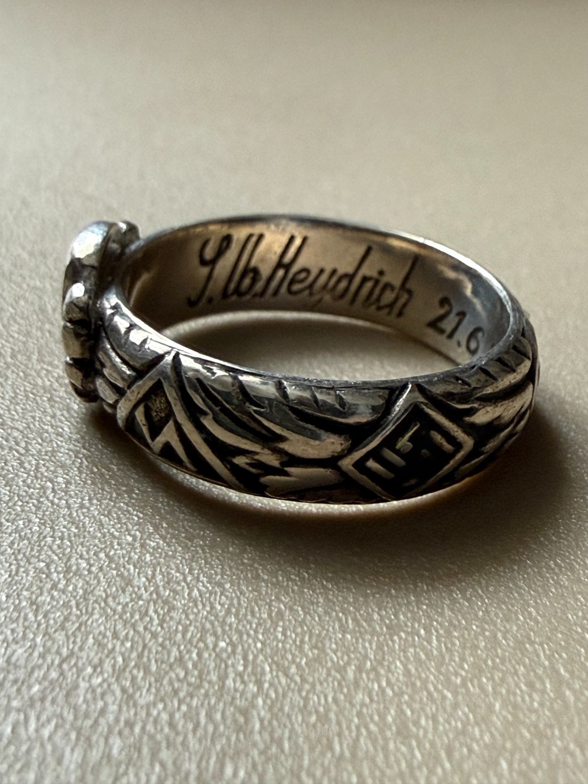 German officer's ring. Wehrmacht, 1936–1945, World War II.