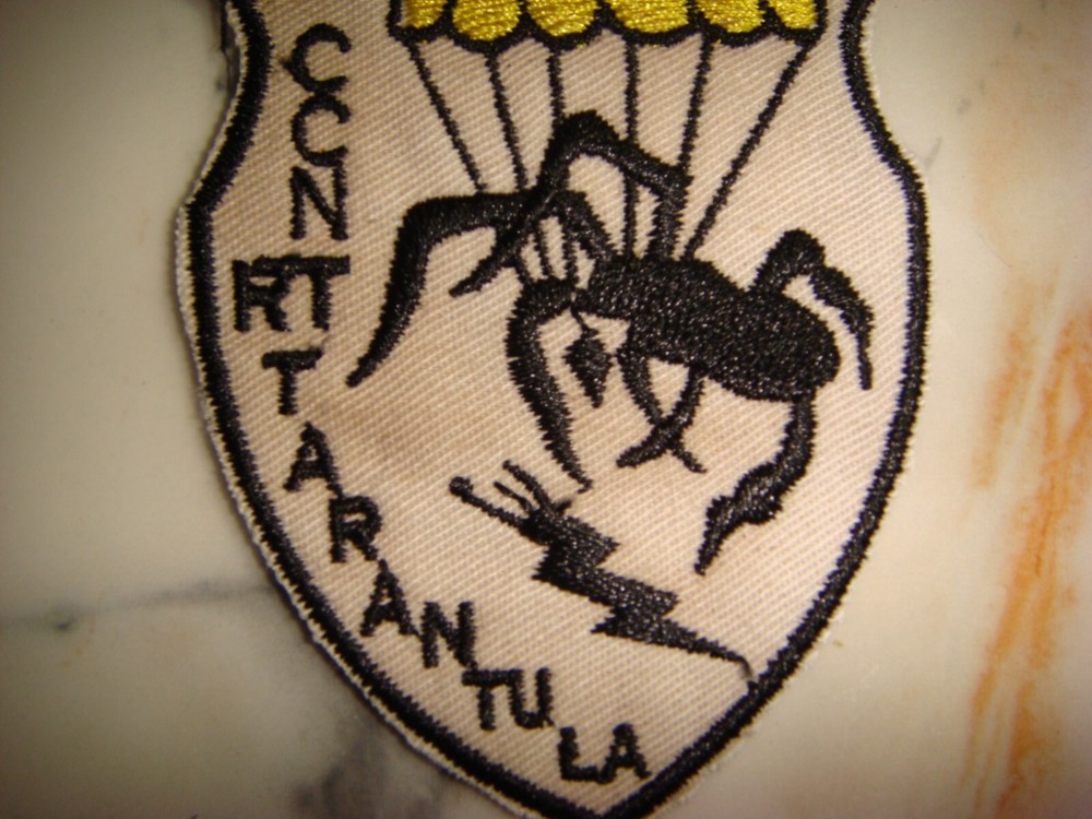 US 5th SF Grp TARANTULA CCN RECON TEAM, VIETNAM WAR PATCH