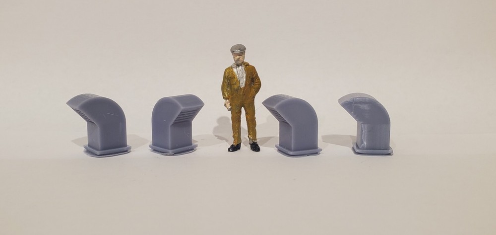 O Scale Barn Vents
