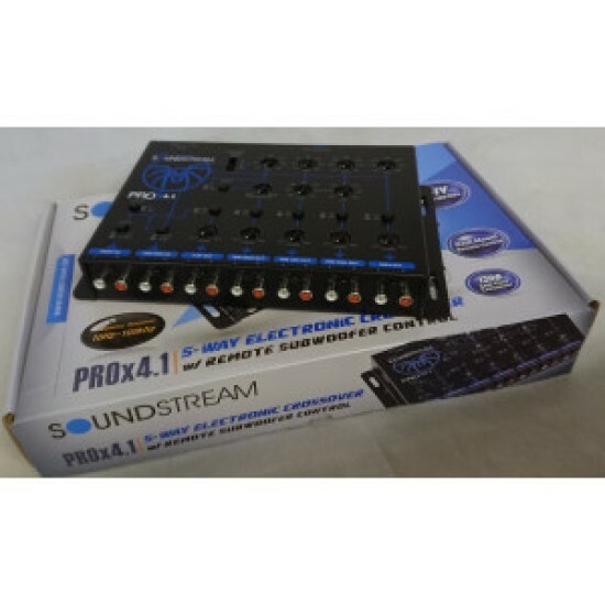 Soundstream PROx4.1 -4.1-way Electronic Crossover Optimized for Extreme SPL App.