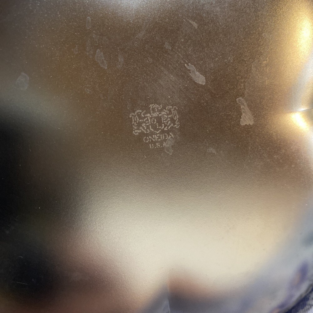 oneida silverplate 2-piece party set