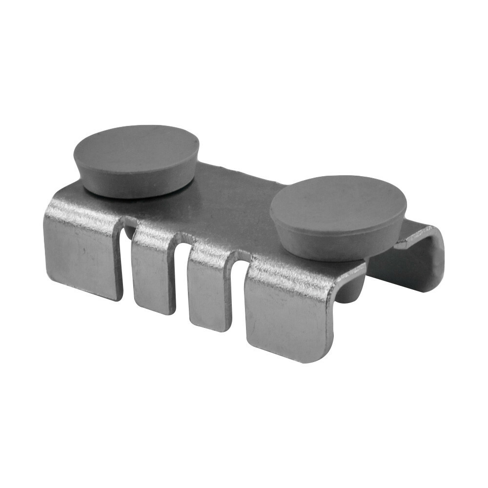 10 PC Center Shelf Rest Clip & Rubber Cushion For Brackets To Hang Glass Wood