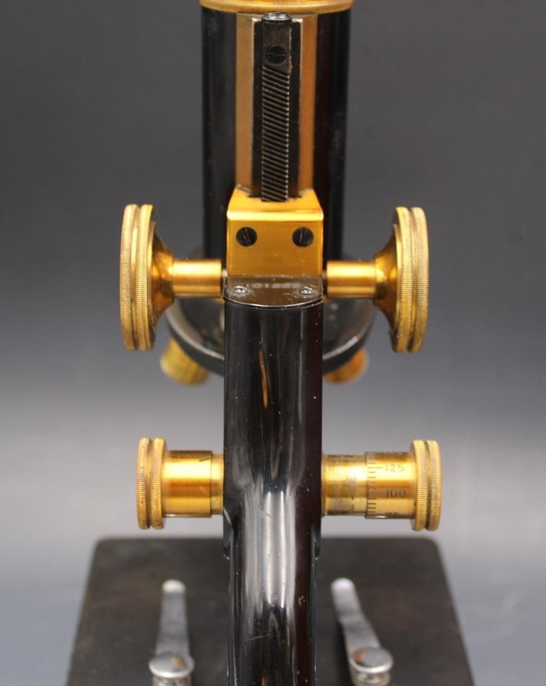 Antique Buffalo Spencer Microscope w/ Case Williams Brown & Earle