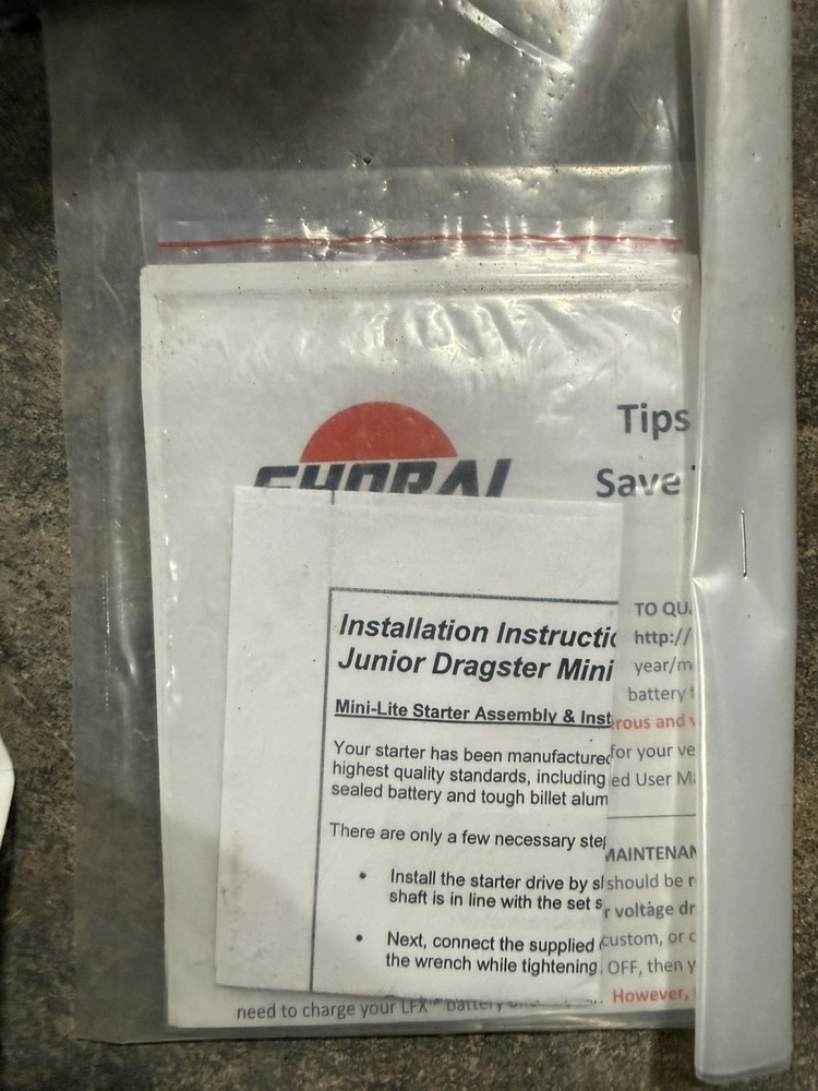 JEGS 10052 Junior Dragster Mini Starter 13 lbs.