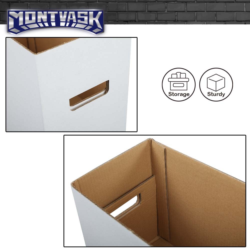 10Pcs Comic Books Storage Boxes Short Holds 150-175 Stackable Durable Archive US