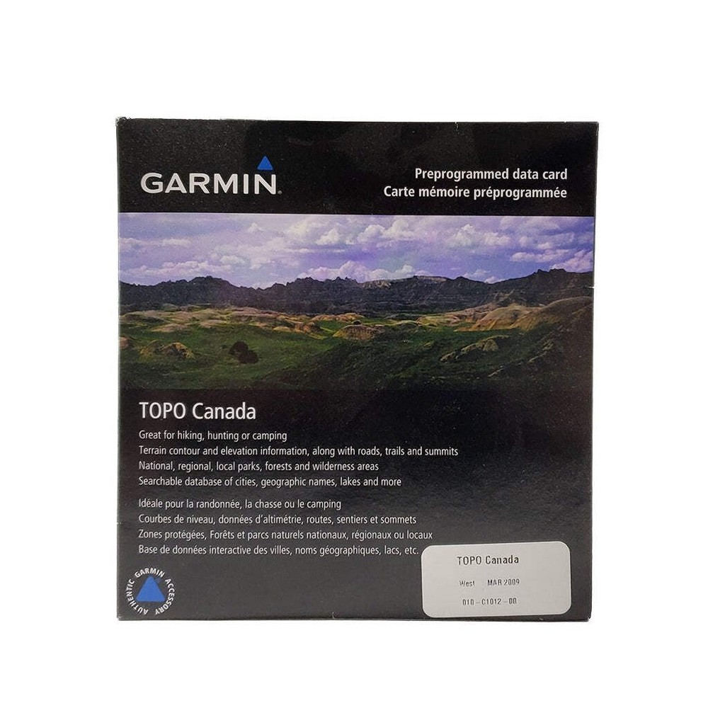 Garmin Astro Topo Micro SD - Canada - West - GPS Map Data
