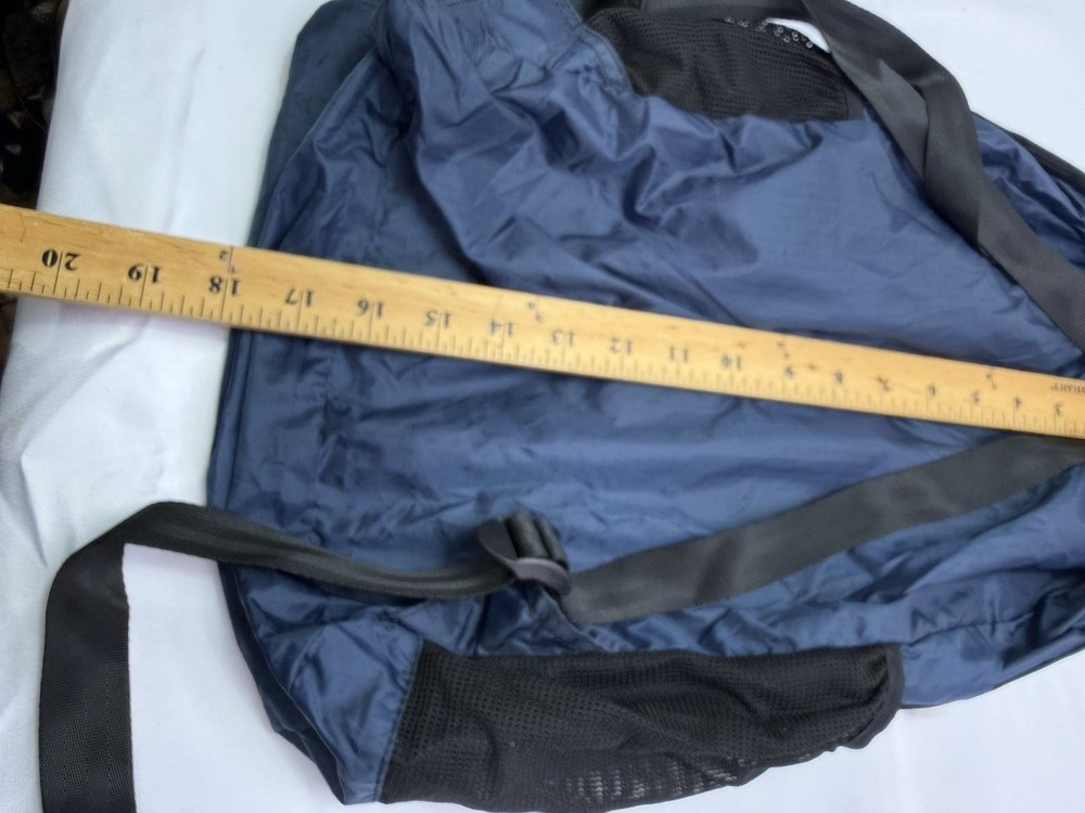 J. Crew Navy Lightweight Backpack Packable for Travel Hiking