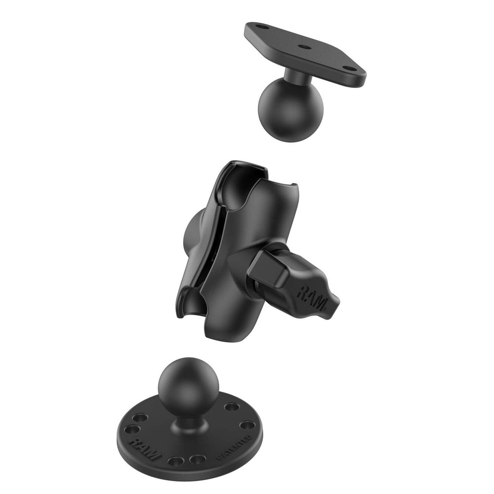 RAM-B-138U-A RAM Double Ball Drill-Down Mount with Diamond...