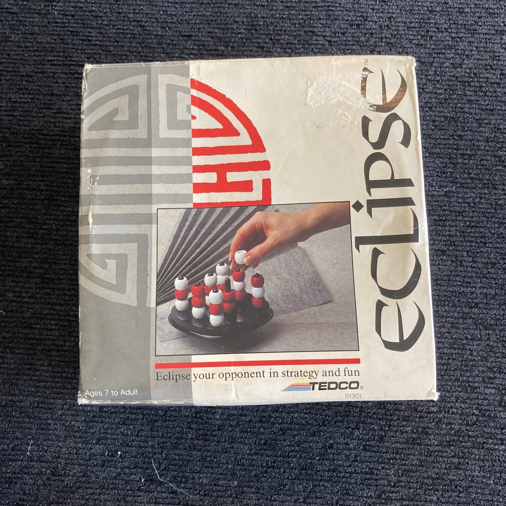 Vintage 1989 Eclipse 3D Game Instuctions and Original Box Included