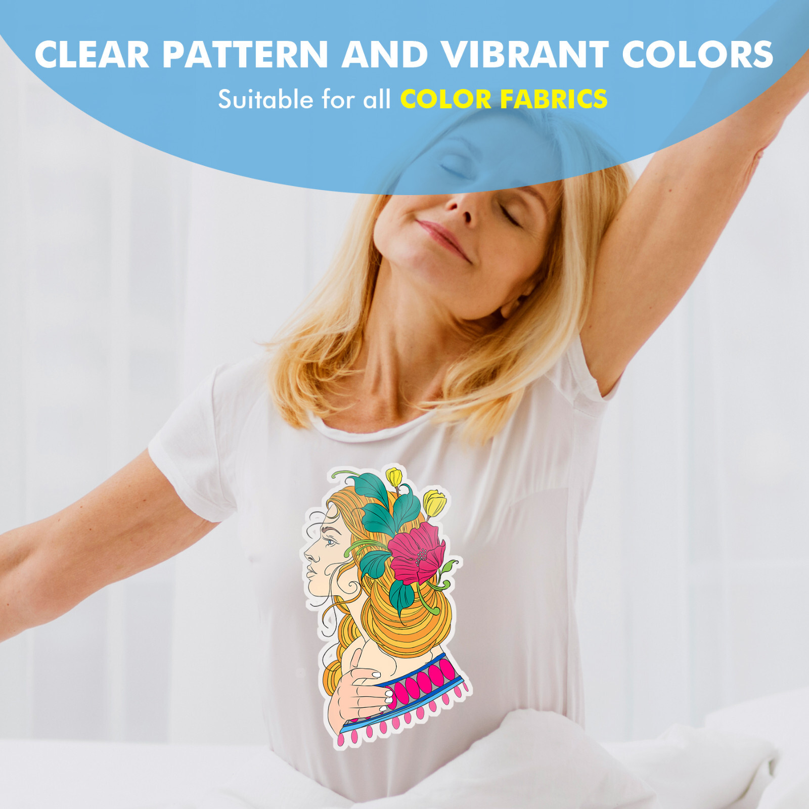 A-SUB Sublimation HTV for Dark Fabrics T-shirt 12" x 10FT-30FT Matte White Vinyl