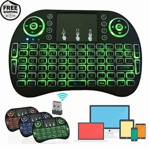 US Mini i8 Wireless Keyboard 2.4G with Touchpad for PC Android Desktop PC TV Box