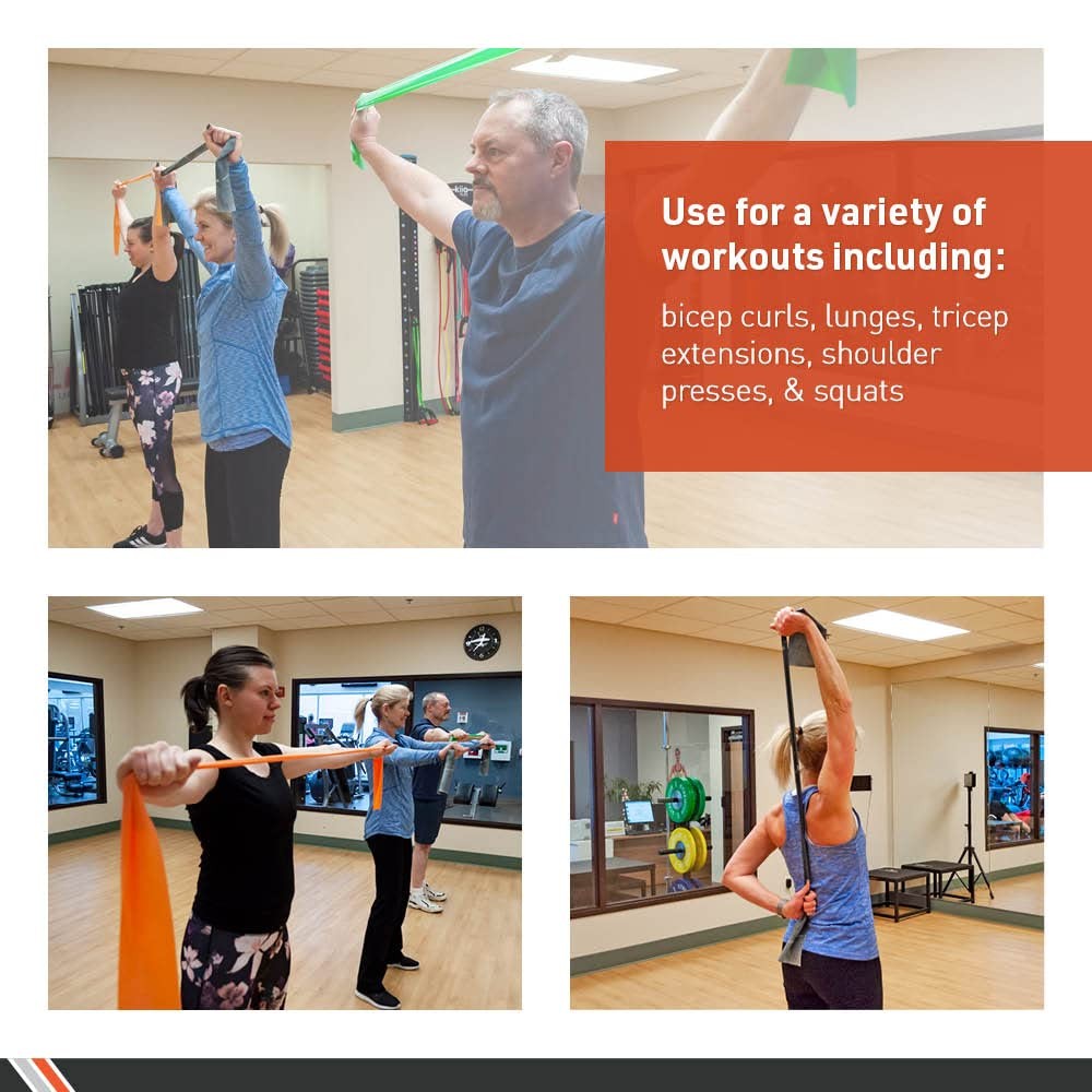 Exercise Bands - Resistance Bands in 50 yard Rolls for Fitness, Stretching, o...