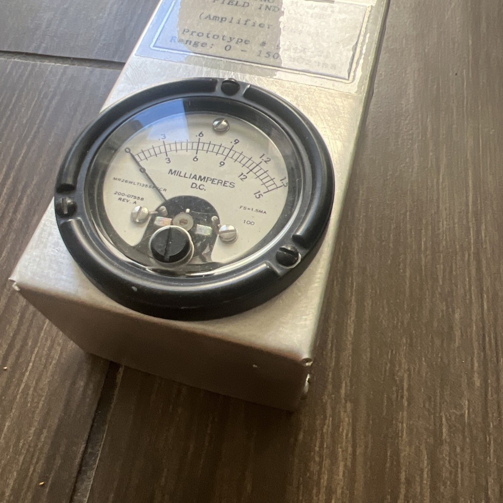 Alternating Magnetic Field Indicator Amplifier Unit Prototype 9344-01 Milliamper