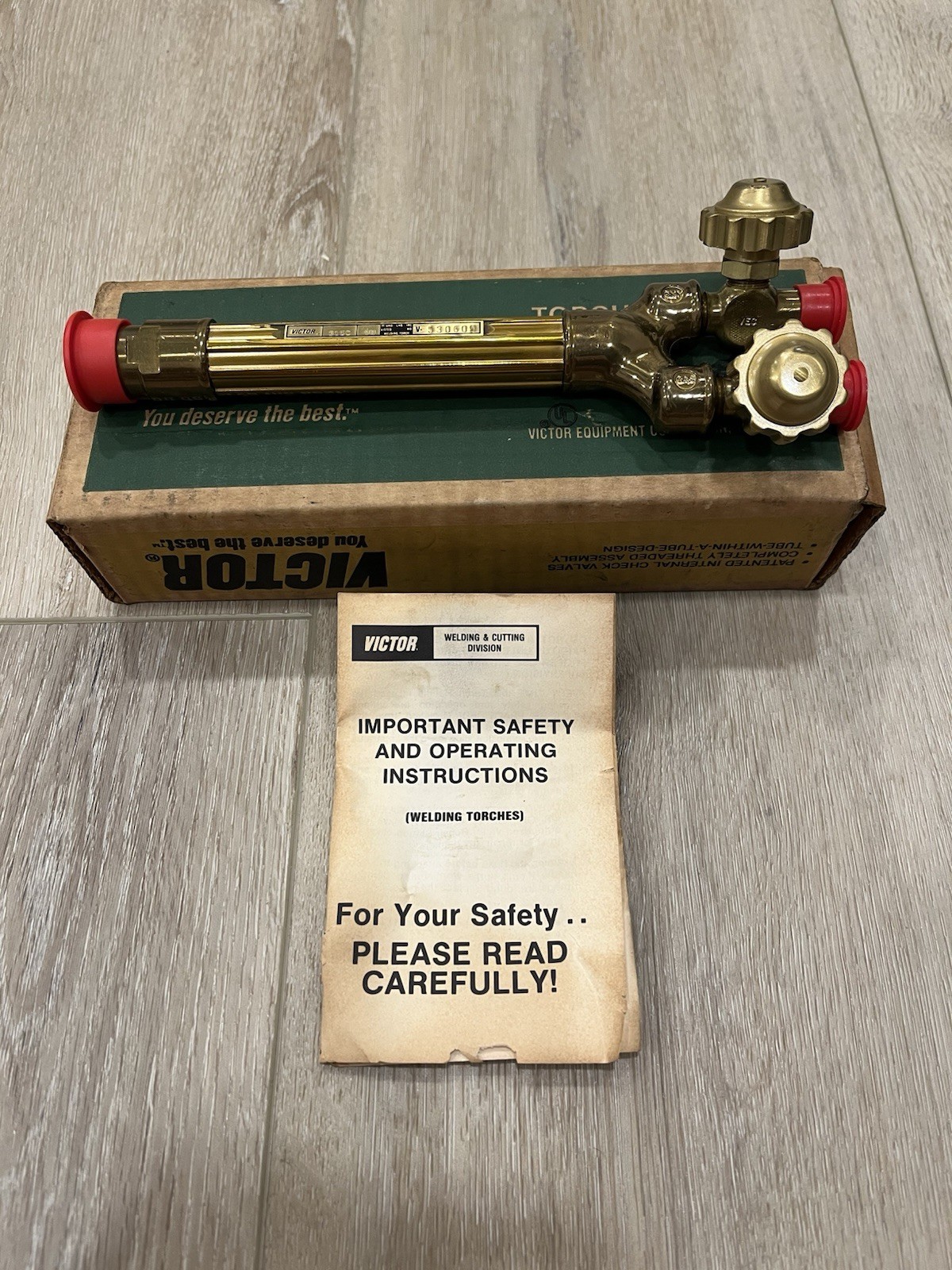 Victor 315C Cutting Welding Torch Handle 0382-0017 Journeyman Fits CA2460 USA