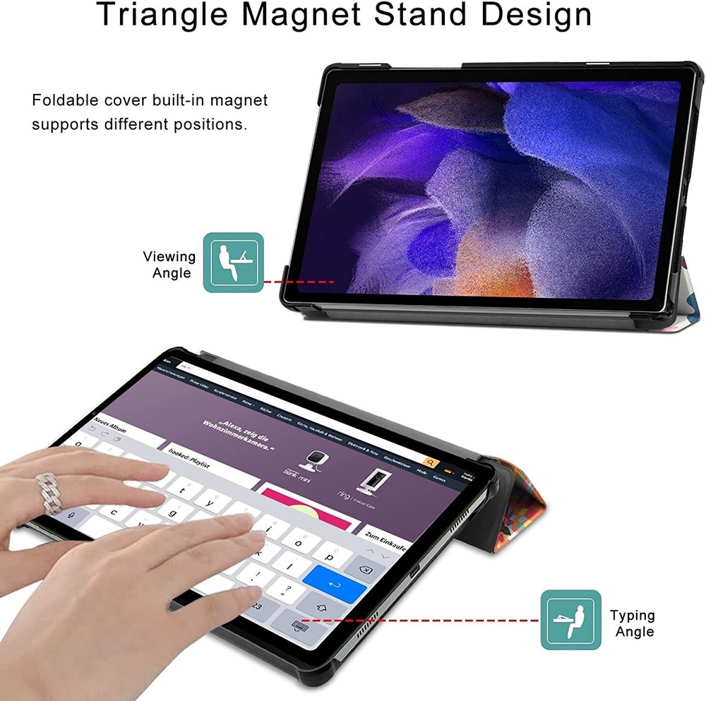 Galaxy Tab A8 10.5 Case, Slim Stand Hard Back Shell Protective Smart Cover