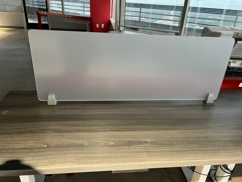 Acrylic desk screen 15" x 48"