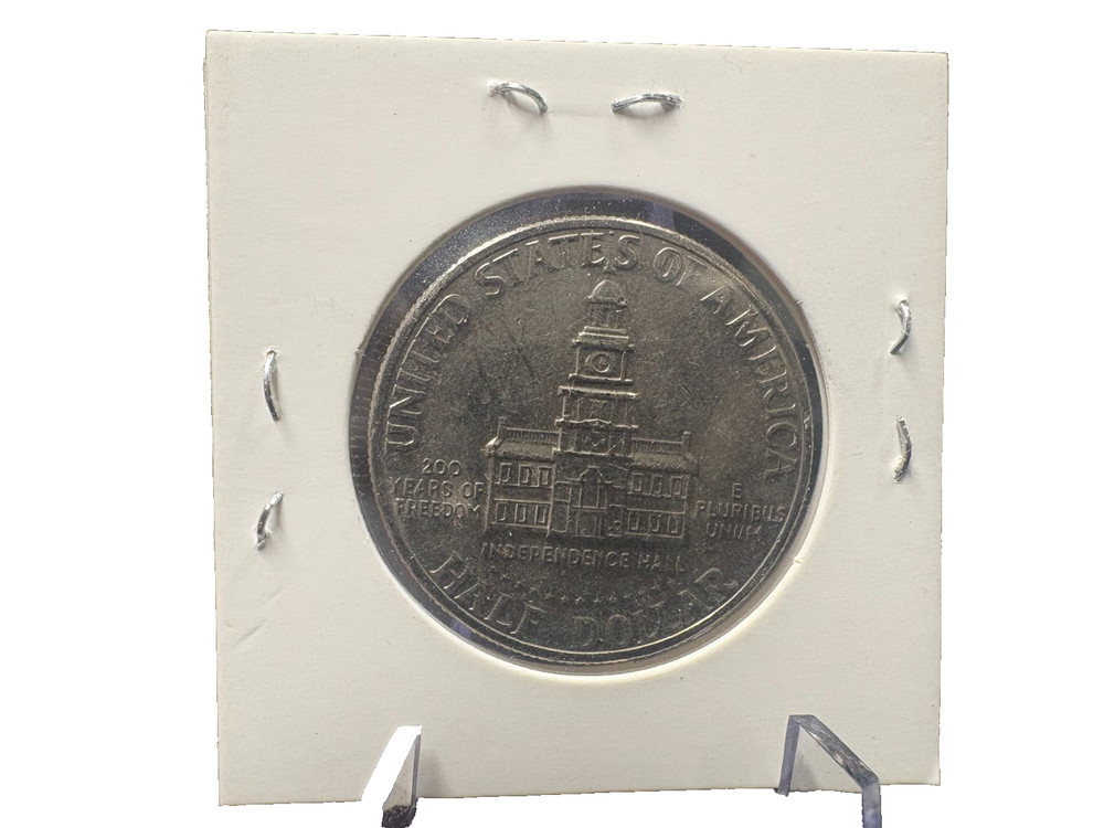 1976D - Kennedy Half Dollar Error - Filled "D" Mint Mark - #217