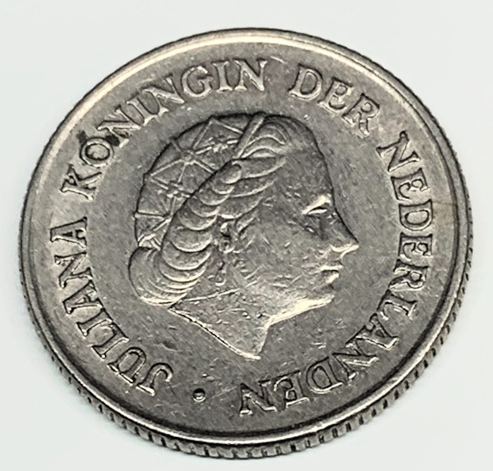 # C6087     NETHERLANDS     COIN,     25 CENT   1954