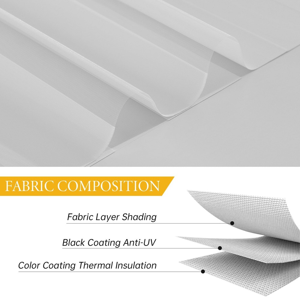 Zebra Blinds Whiteout & Light Filtering Light Control Window Privacy Roller B...