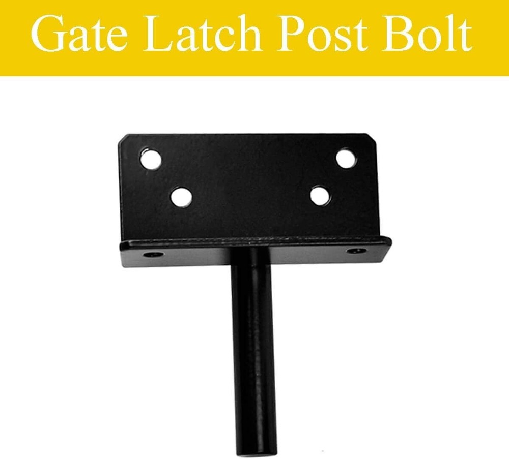 Automatic Gravity Lever Gate Latch - Elegant Black Finish for Easy Installation