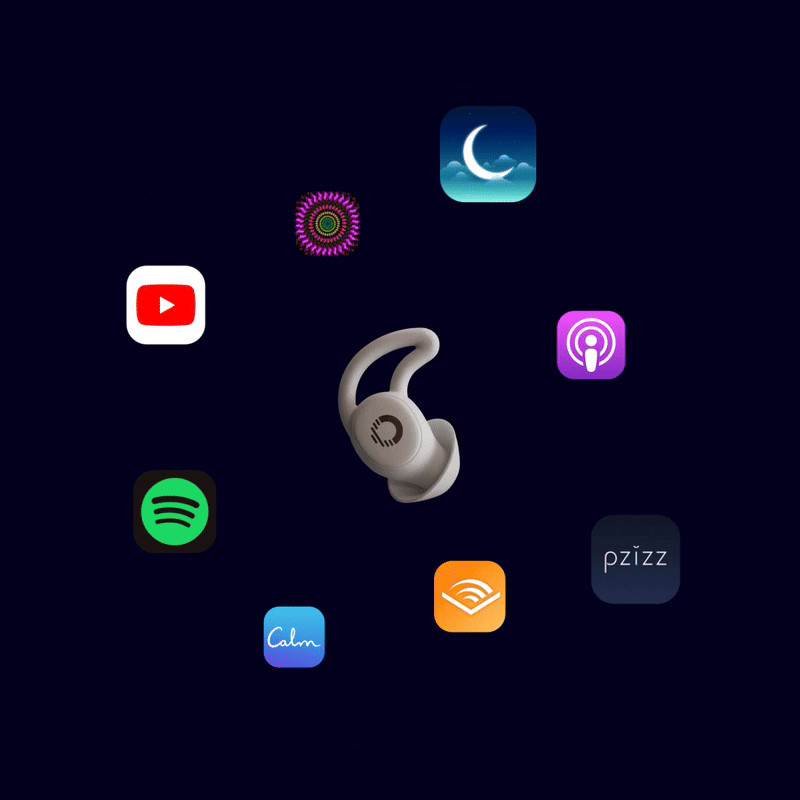 Ozlo Sleepbuds® | Comfortable Side Sleeper Headphones | 10+ hrs Bluetooth