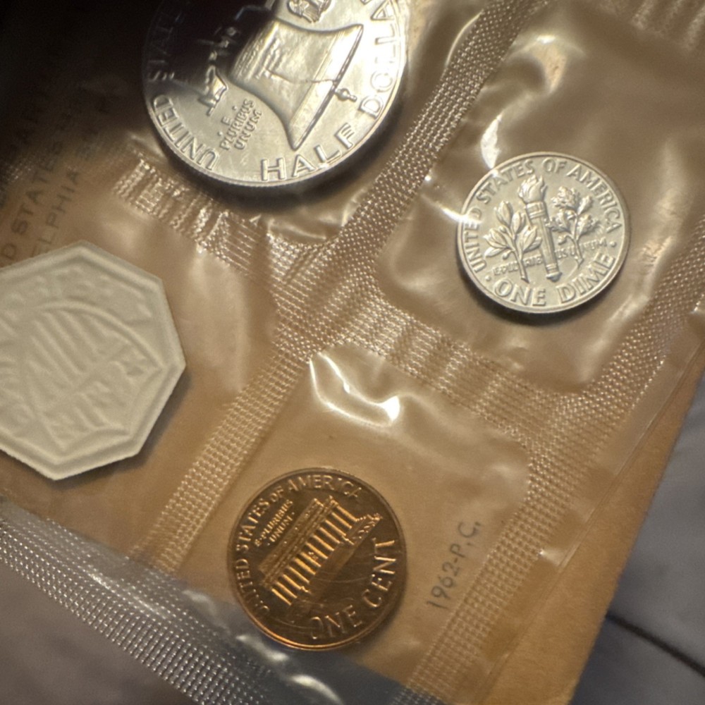 1962 US Mint Set Uncirculated Philadelphia Original Packaging