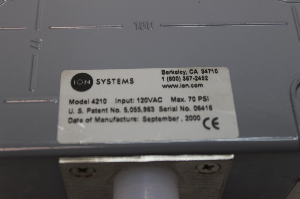 5946 Ion Systems 4210 NILStat 4210un Inline Nitrogen Ionizer