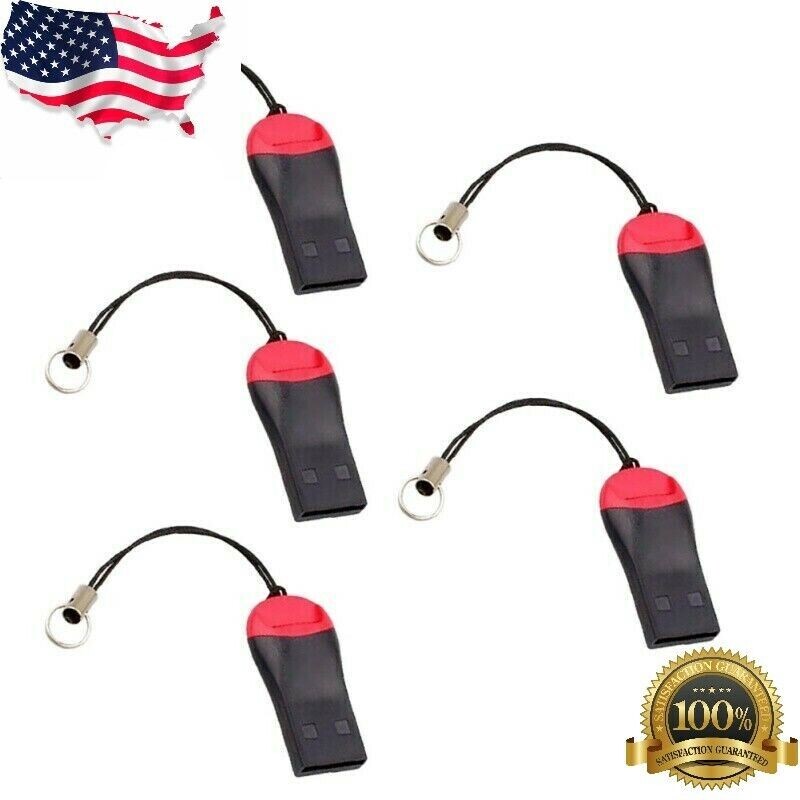 Memory Card Reader Adapters to USB 2.0 Adapter for Micro-SD SDHC SDXC TF US