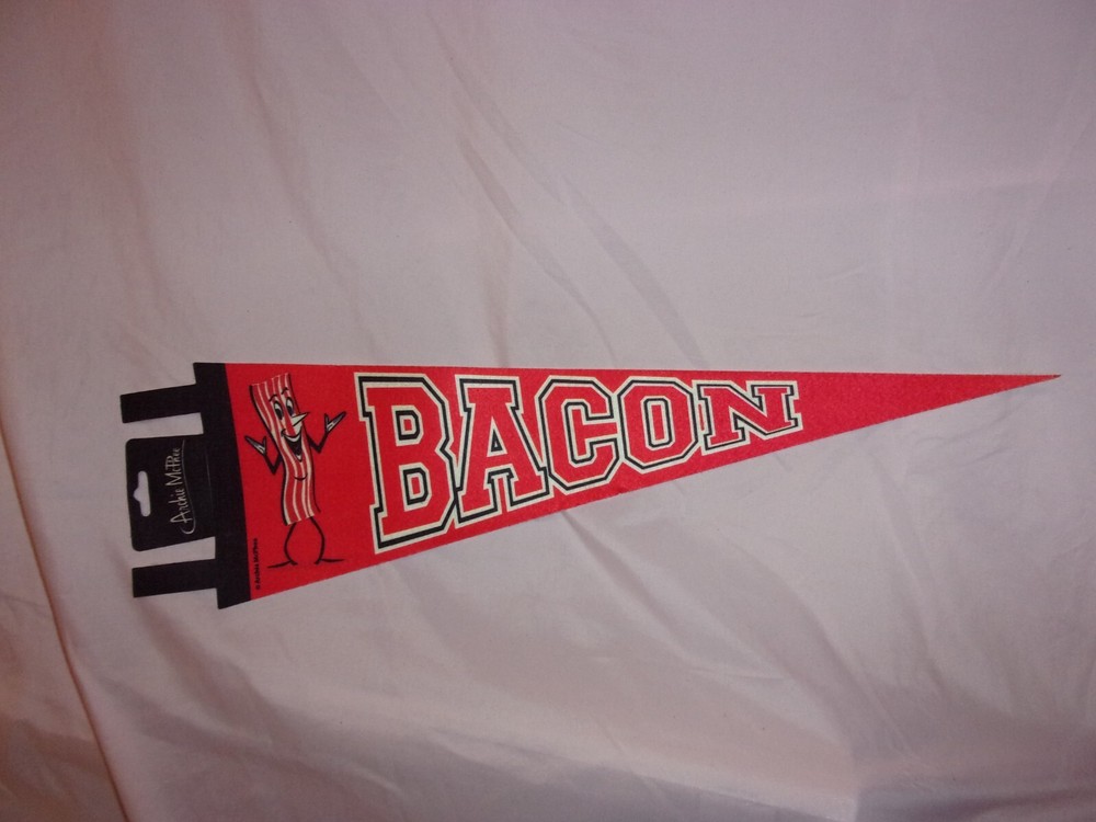 Bacon Pennant 22" Long Archie McPhee