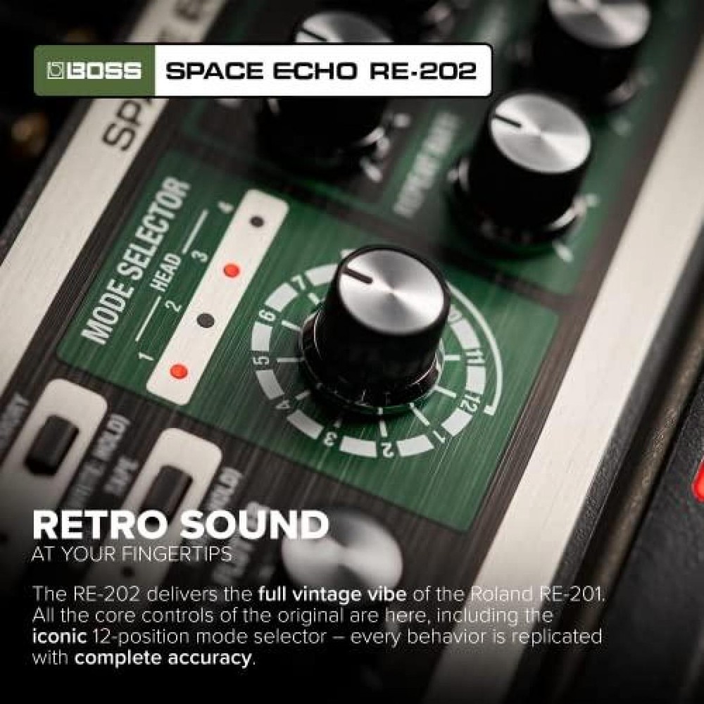 Boss RE-202 Space Echo Guitar Effects Pedal New