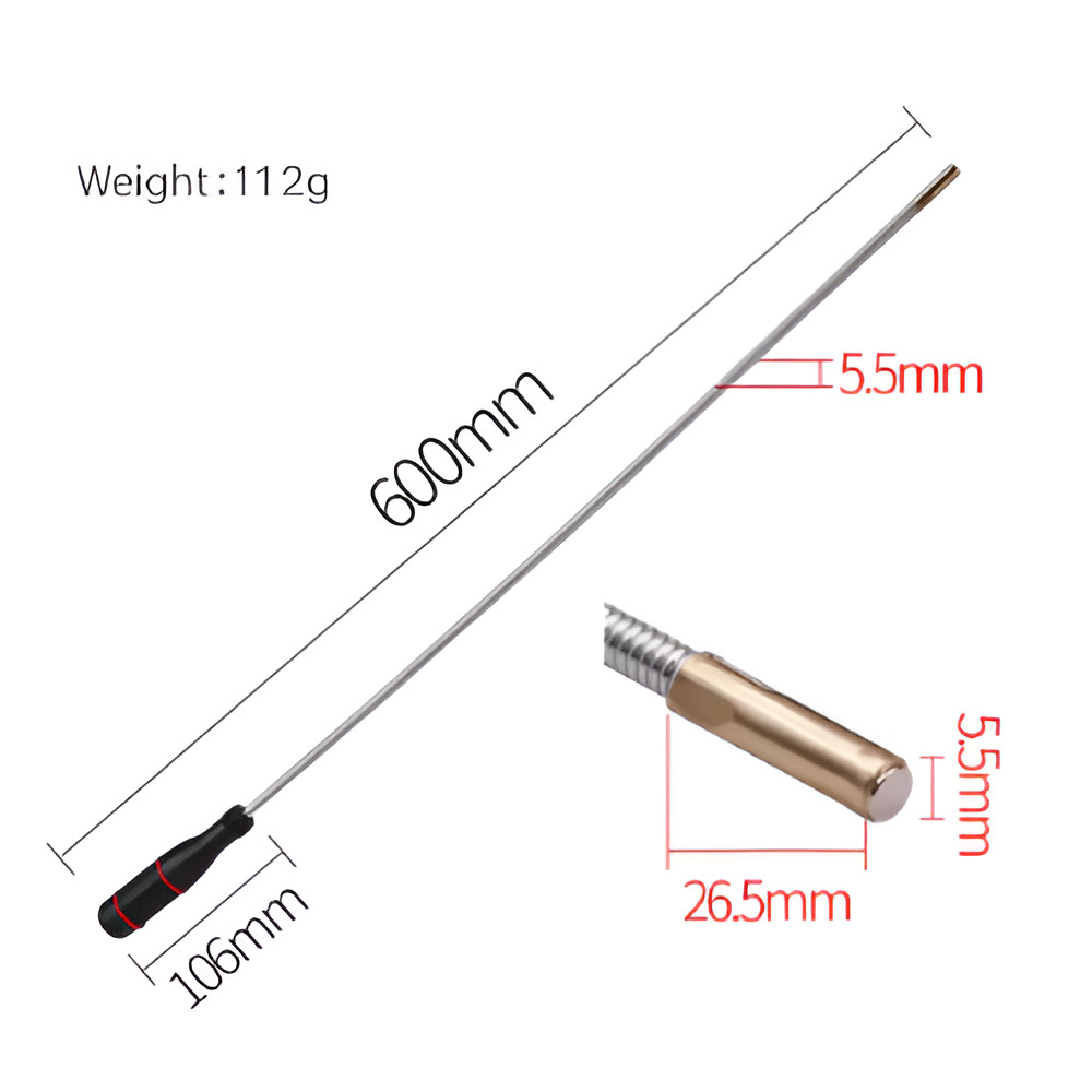 Magnetic Telescoping Pickup Rod Tool Flexible Grabber Stick Inspection Sweeper