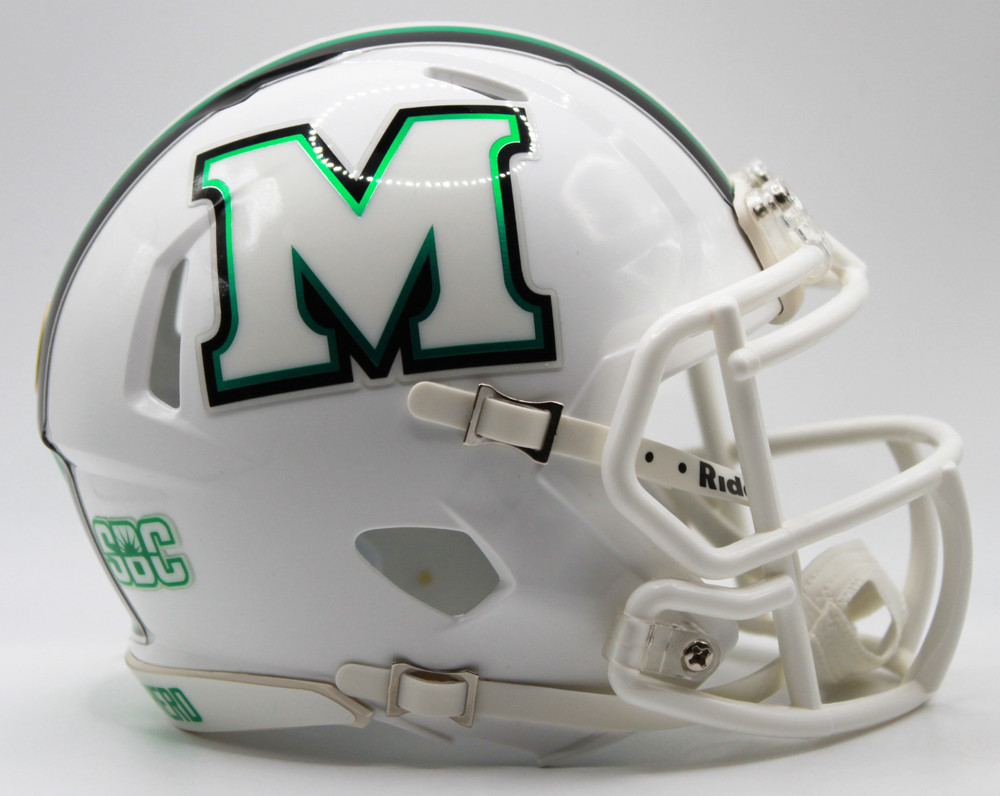 2025 Marshall Thundering Herd Custom Riddell Mini Helmet vs Appalachian State