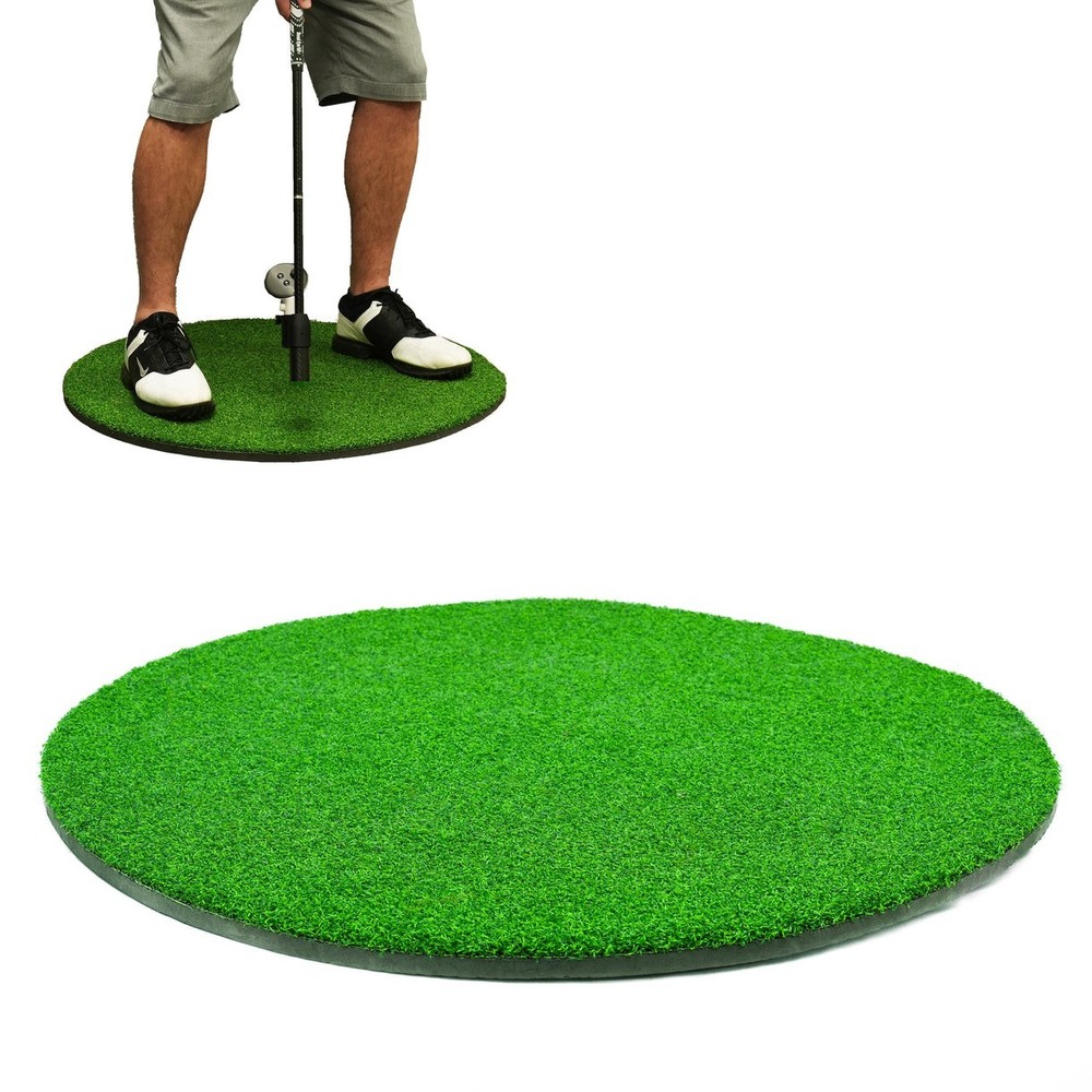 DeadeyeVR Golf Mat for Perfect VR Immersion - Hitting and Putting Grass Mat,