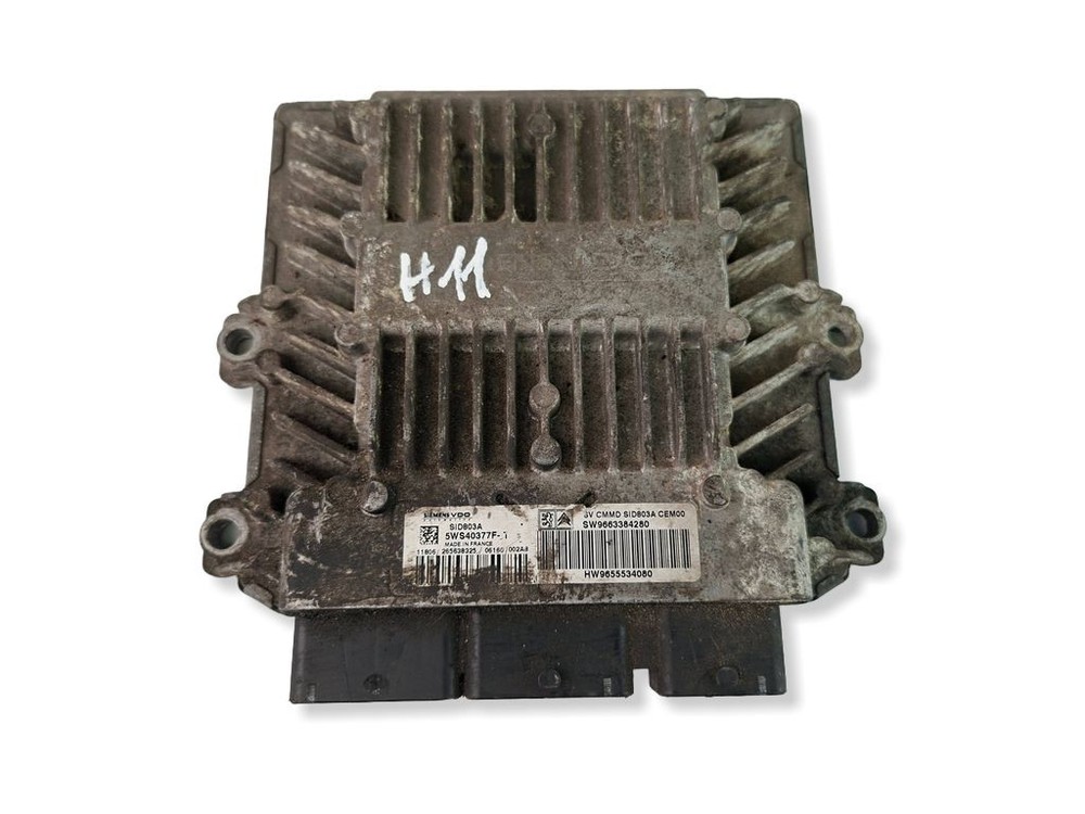 Peugeot 207 2008 Engine Control Unit ECU 9663384280 BVV2935