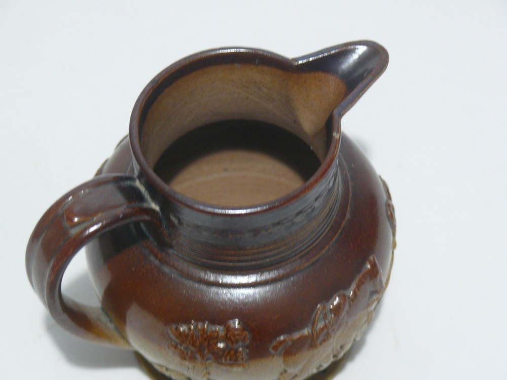 19TH CENTURY STONEWARE HUNTING JUG