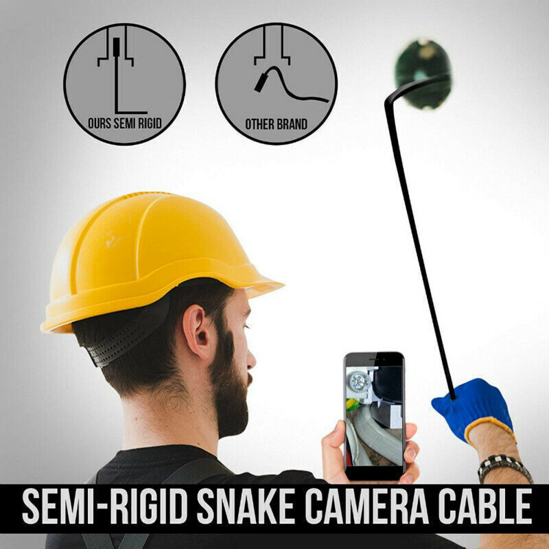 2M 6LED WiFi Borescope Endoscope Snake Inspection Camera for Android PC MAC
