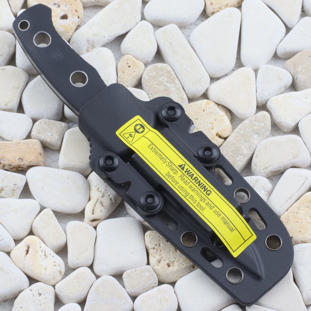 Al Mar S.E.R.E. Operator 30 Fixed Blade Knife Black G10 D2 Tool Steel