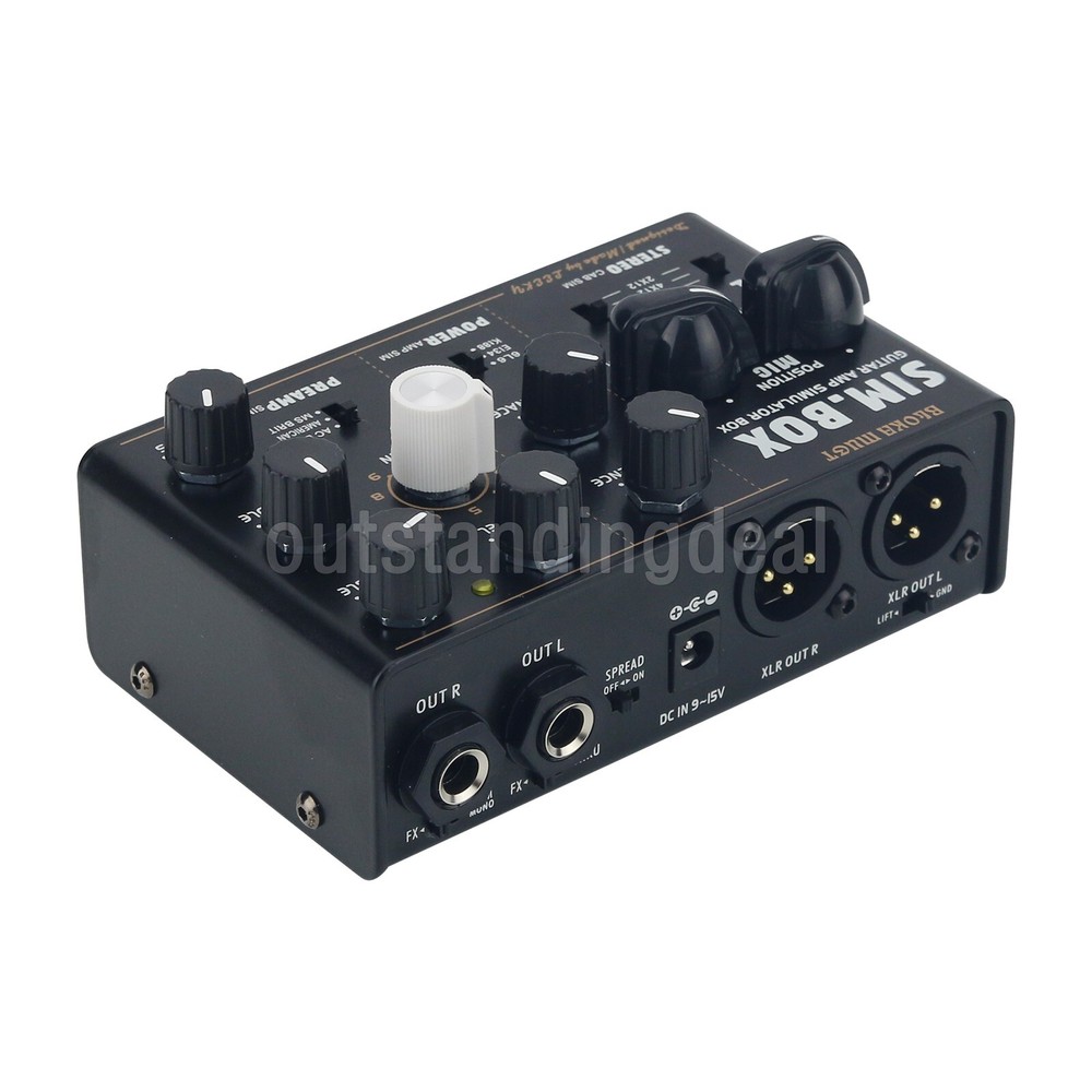 SIM BOX Electric Guitar Amp Simulator Box Cabinet Simulator DI Box Stomp Box SZ