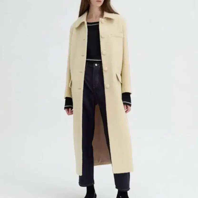Maron Edition Custard Long BUC Coat