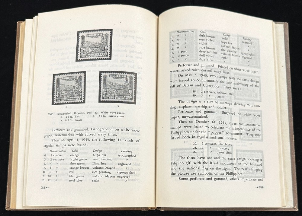 1950's Japanese Postage Stamps Book and Magazines - Group of 9