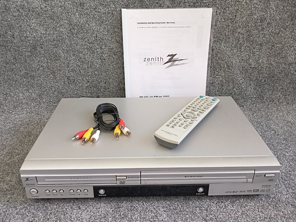 ZENITH XBV443 DVD/VCR Combo Player