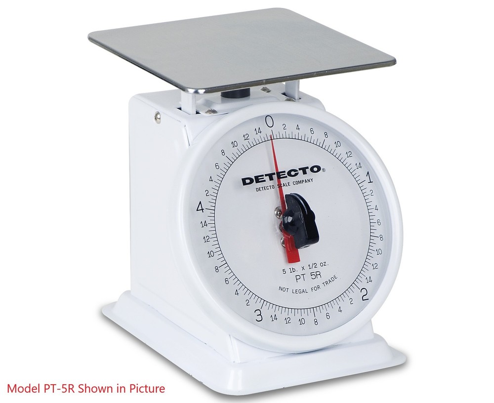 Detecto, PT-500RK, Rotating Dial Top Loading Scale, 500 gram capacity