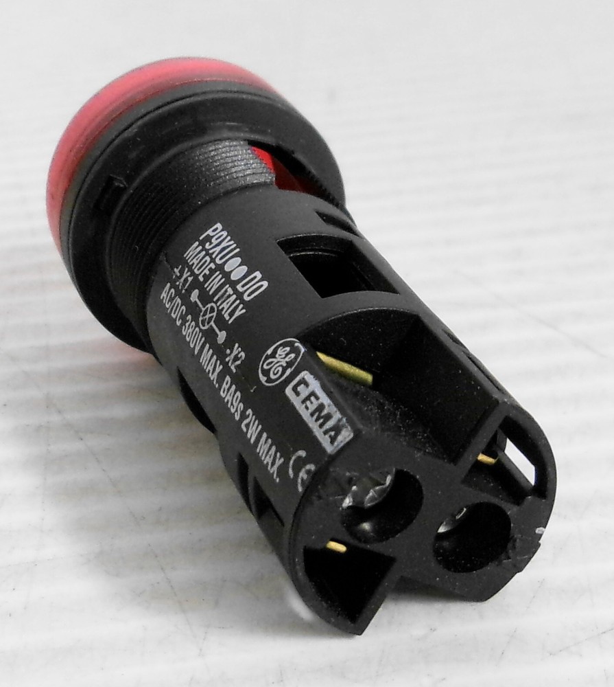 GE P9XURDD0 Pilot Light Red