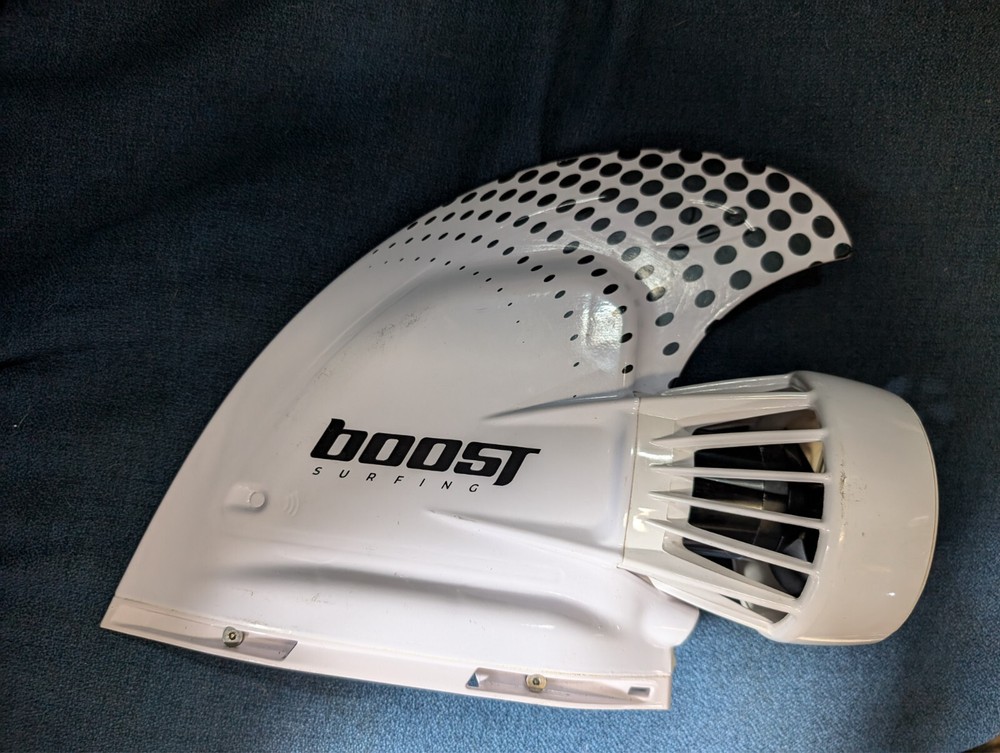Boost Surfing Electric Surf Fin - White- Barely Used