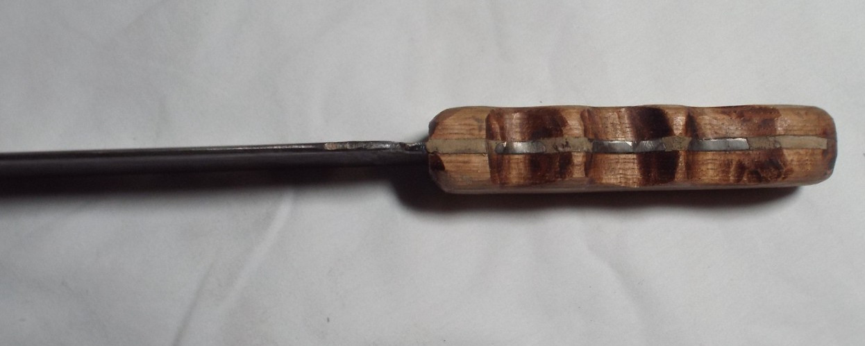 WWII British MARTINDALE ALLIGATOR LOGO 1945 Machete in USMC Canvas Scabbard