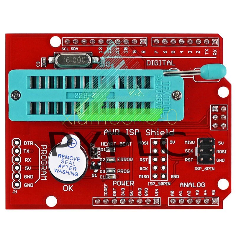 NEW AVR ISP Shield Burning Burn Bootloader Programmer for Arduino R3